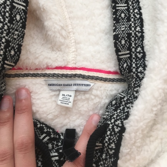 Crazy Fuzzy Jacket with black design! - Picture 5 of 6